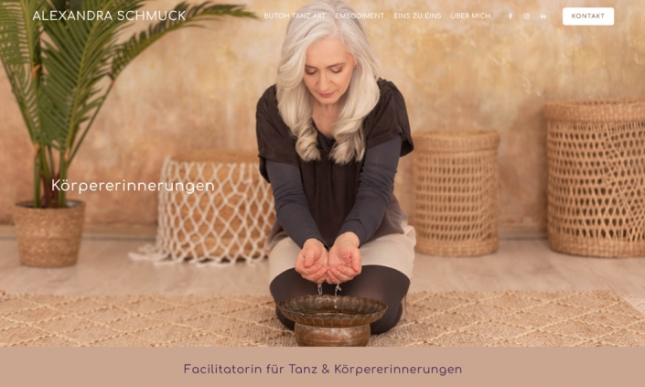 website personal brand andrea sojka frau energie