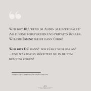 Wer bist DU? personal brand fotografin andrea sojka