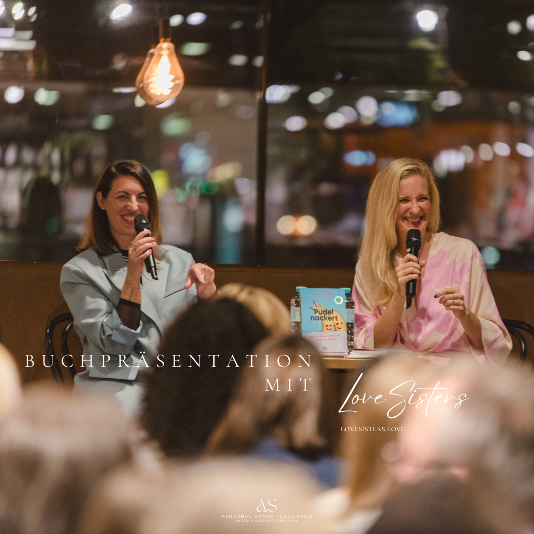 Lovesisters Buchpräsentation - Business-Event in Wien – authentische Eventfotografie für Personal Brands und UnternehmerInnen