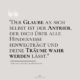 glaub an dich
