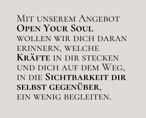 angebot open your soul