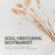 Beitrag Foto start ins jahr Carousel über echte Sichtbarkeit, innere Führung und Soul Mentoring für Selbstständige.