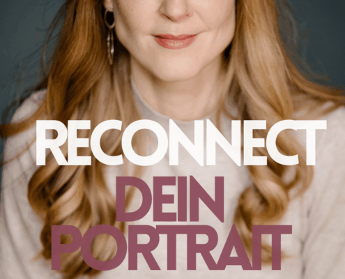 Portrait einer Frau des Angebotes Reconnect