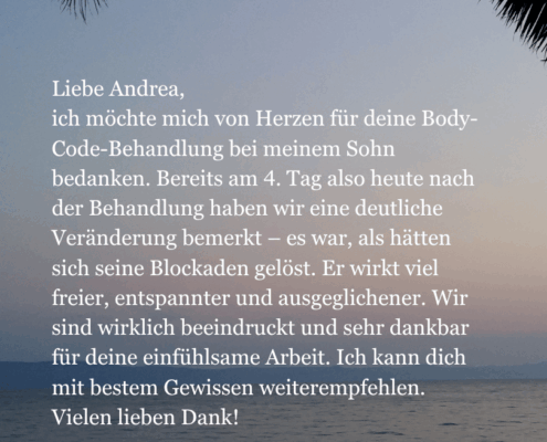 Kundenfeedback zum Body Code